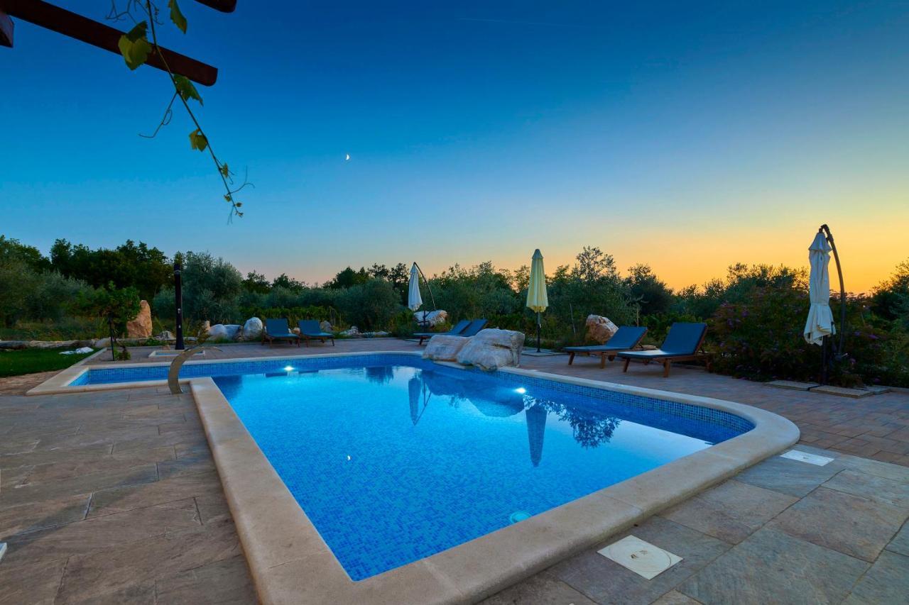 Villa Relax House Surrounded By Olives And Vineyard Stifanići Esterno foto