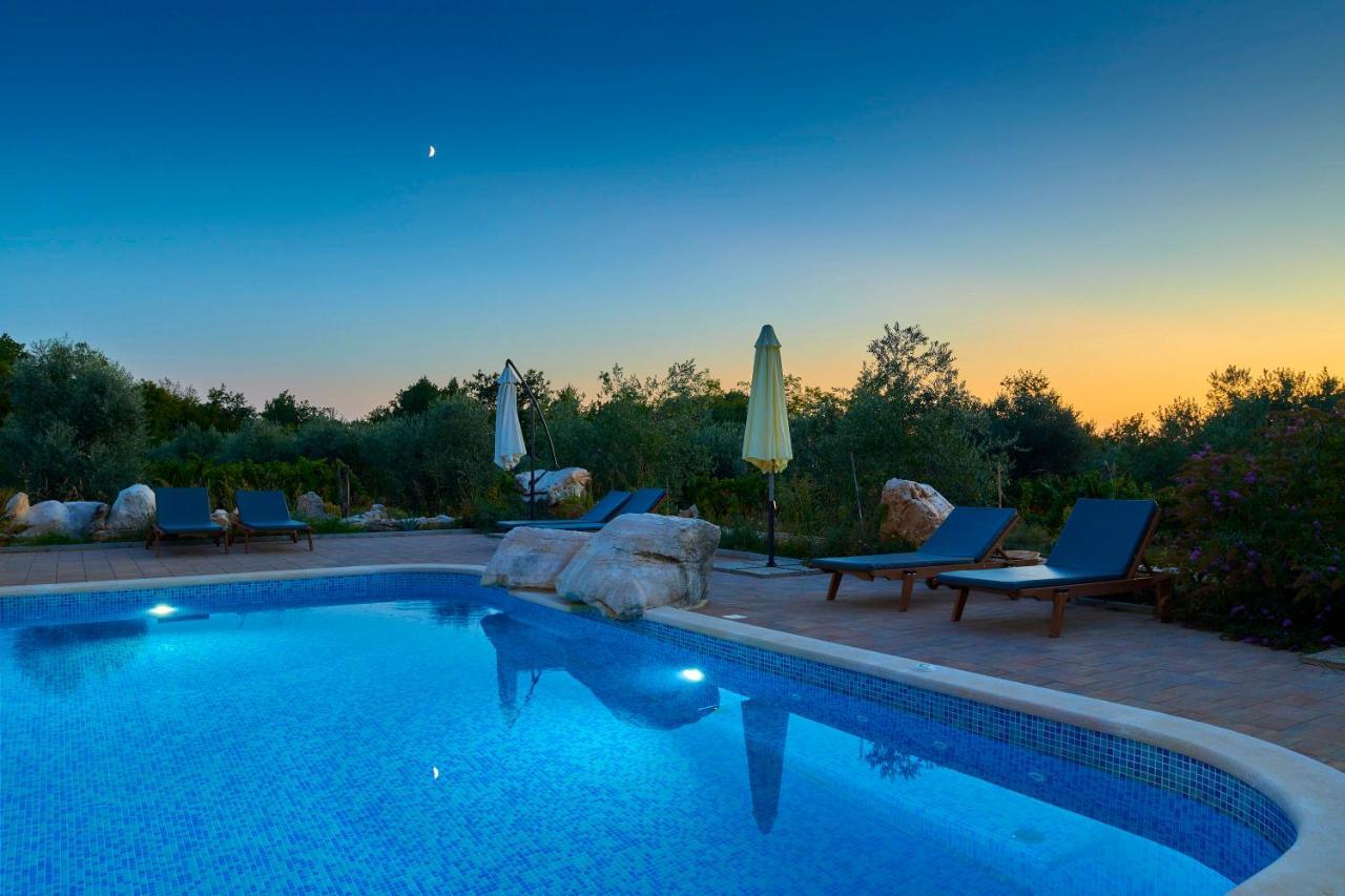 Villa Relax House Surrounded By Olives And Vineyard Stifanići Esterno foto