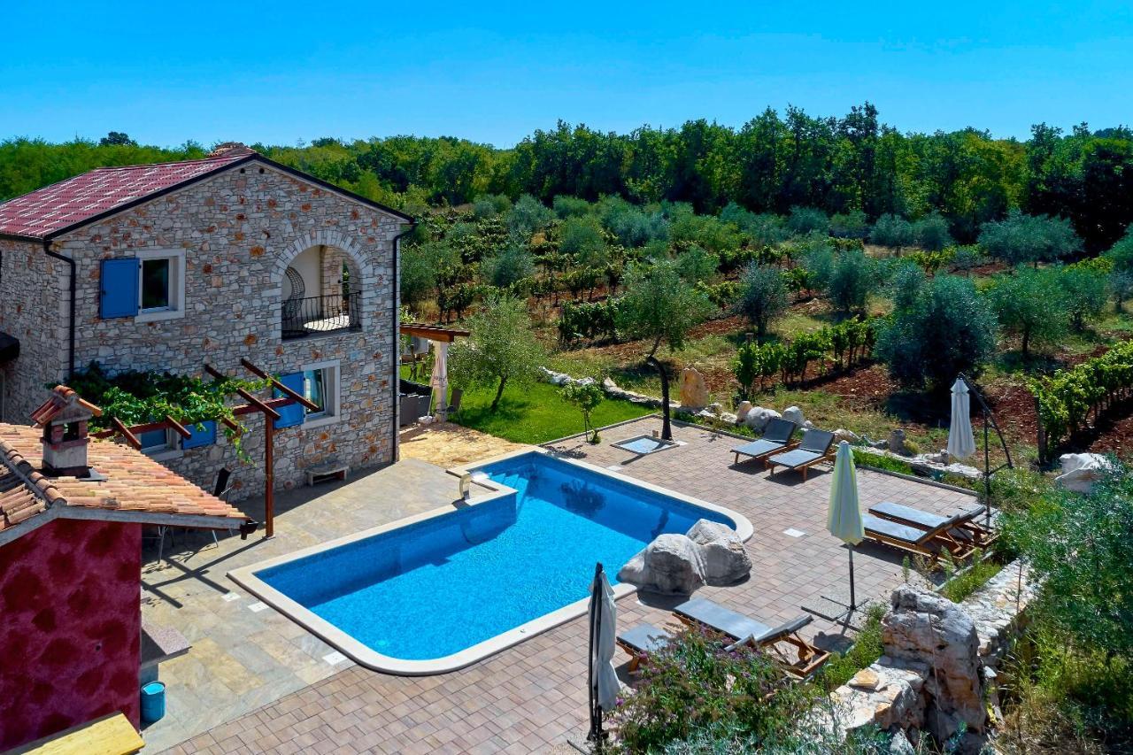 Villa Relax House Surrounded By Olives And Vineyard Stifanići Esterno foto